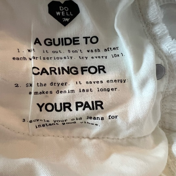 Madewell High Rise Slim Cropped Boyjean in White - Picture 5 of 5